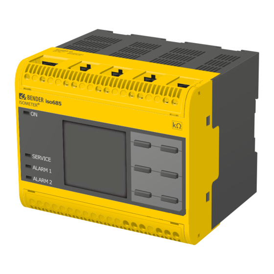 Bender ISOMETER iso685W-S-B Manual