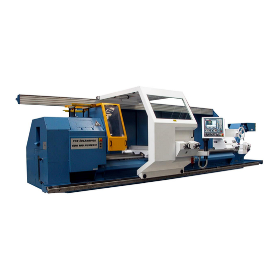 User Manuals: TOS SUA 125 NUMERIC CNC Lathe
