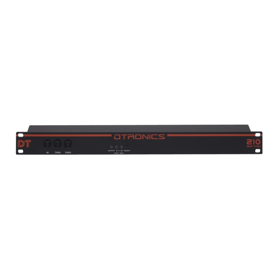 DTronics DT-210 User Manual