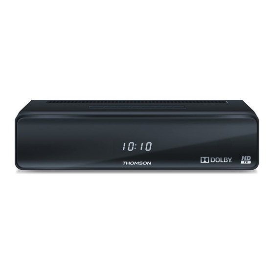 User Manuals: THOMSON THT502 Terrestrial Receiver