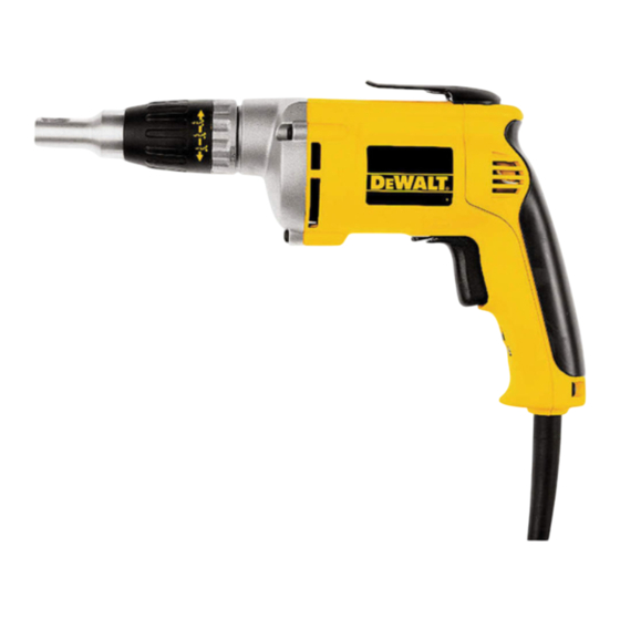 DeWalt DW251 Instruction Manual