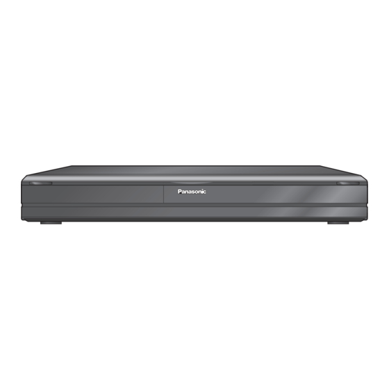 Panasonic DIGA DMR-XS350EB Operating Instructions Manual