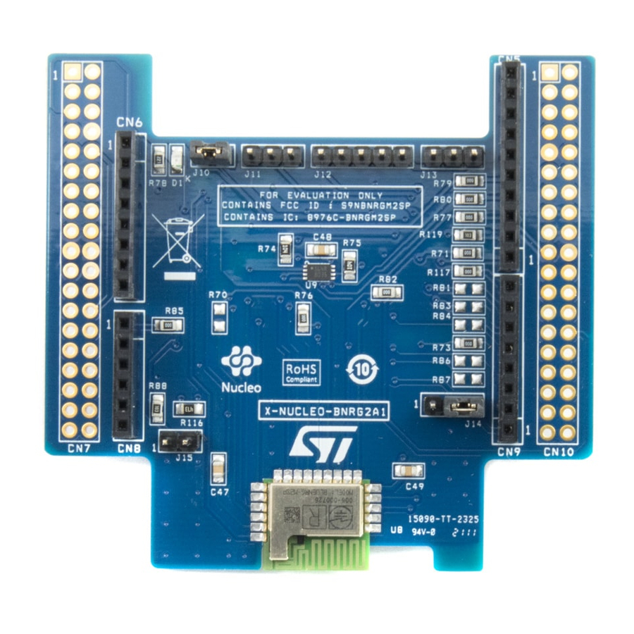 ST X-NUCLEO-BNRG2A1 Getting Started
