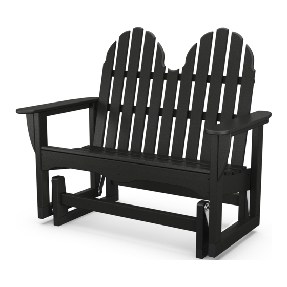 Polywood Classic Adirondack ADGL-1 Assembly Instructions