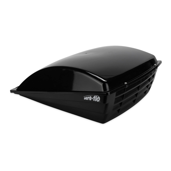 Camco Aero-flo Vent Cover Instructions