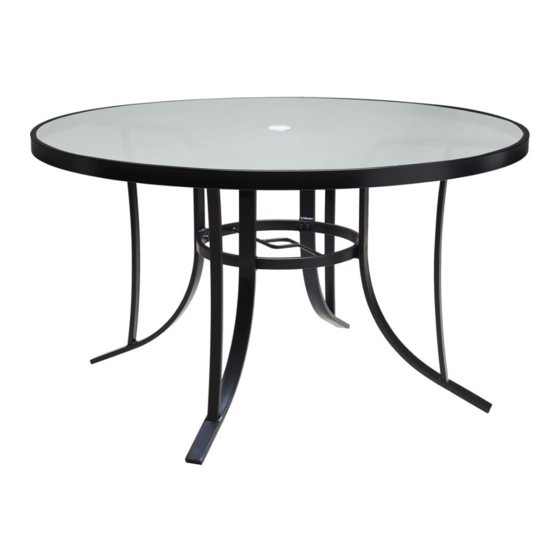 Hanover Dining Table Owner's Manual