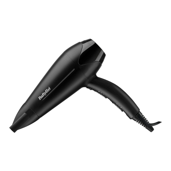 BaByliss TURBO POWER 2200 Instructions Manual