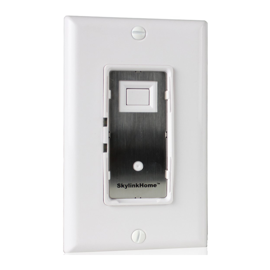 SkyLink WE-001 - Wall Switch Manual