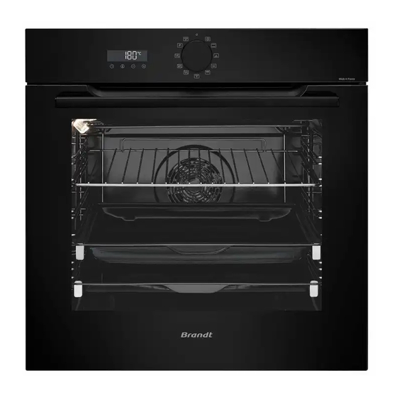 Brandt BOP7539 BB User Instructions