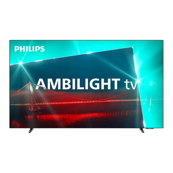 Philips 55OLED708 Manuals