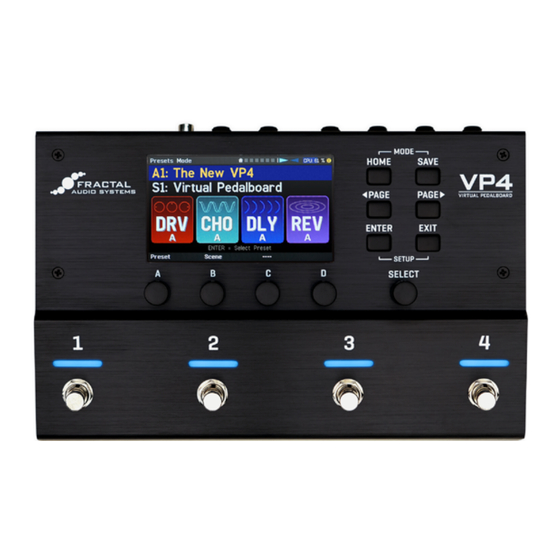 Fractal VP4 Owner's Manual