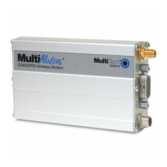 Multitech MultiModem MTCBA-G-U-F4 User Manual
