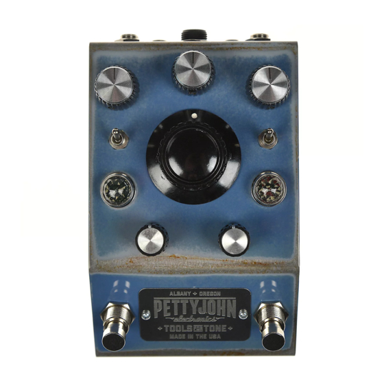 PettyJohn Predrive User Manual