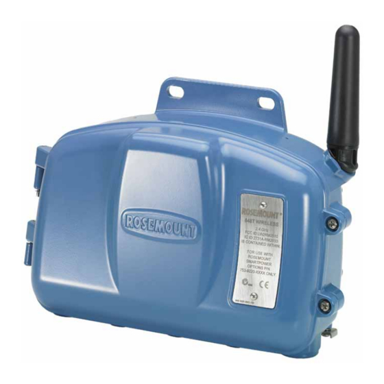 Rosemount 848T Quick Start Manual