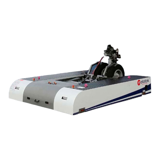 Mototok SPACER 8600 MA Remote Control Tug Manuals