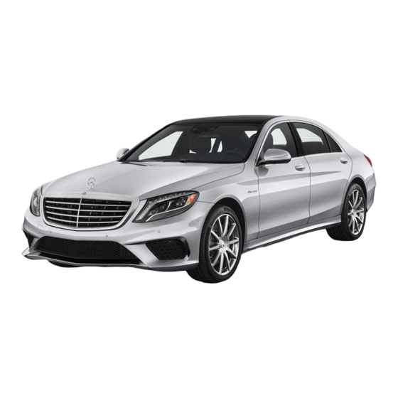 Mercedes-Benz S-Class Owner's Manual