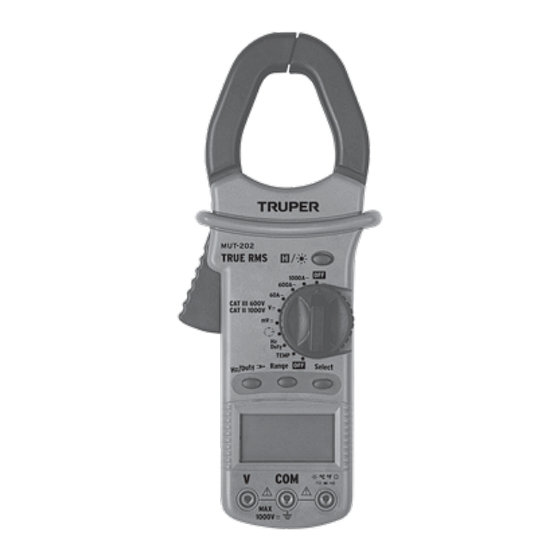 Truper MUT-202 Manual