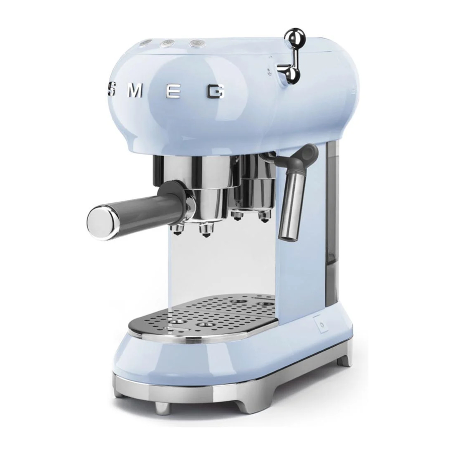 Smeg ECF01 - Espresso Coffee Machine Manual