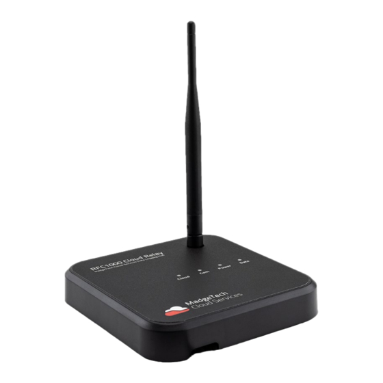 MadgeTech RFC1000 Cloud Relay User Manual