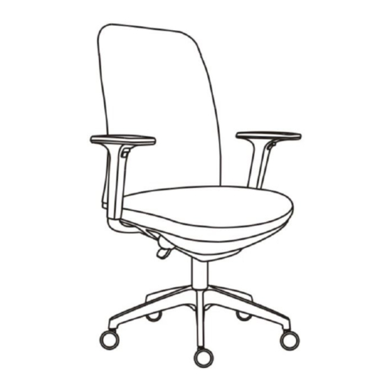 HJH office NESTORA 760019 Chair Manuals
