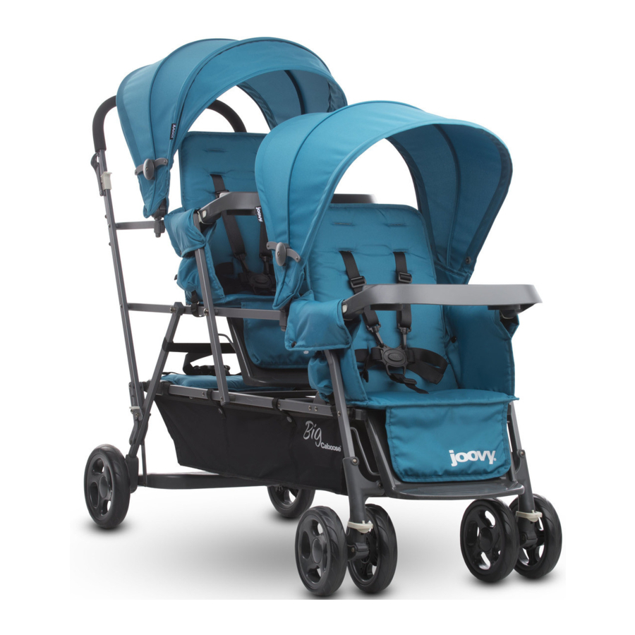 Joovy Big Caboose - Triple Stroller Manual