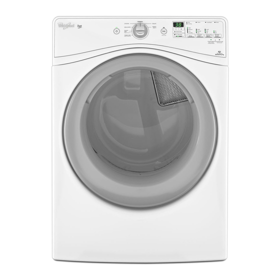 Whirlpool WED80HEBW Use And Care Manual