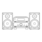 Speaker System Hitachi AX-M81 Instruction Manual