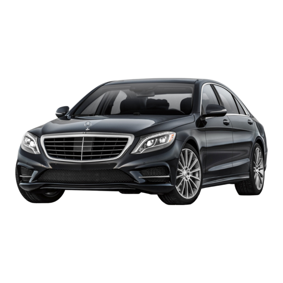 Mercedes-Benz S-Class Operator's Manual