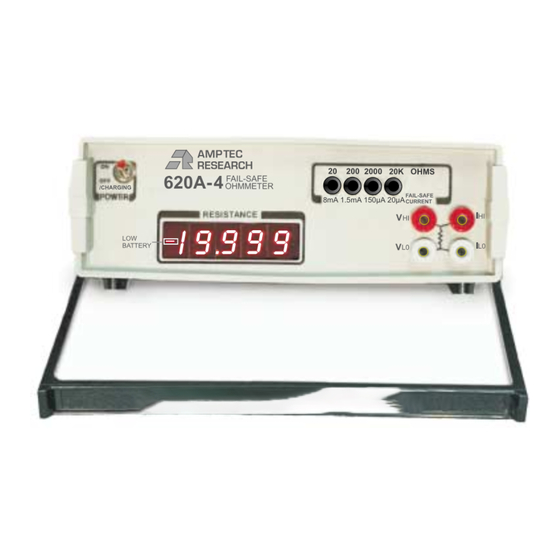 Amptec Research 620A SERIES Operation And Maintenance Manual