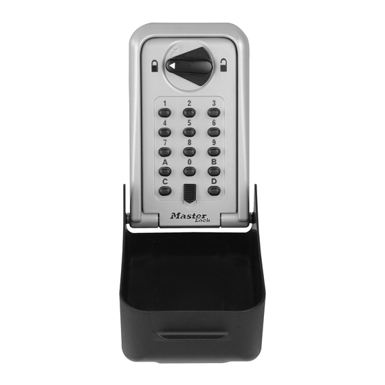 Master Lock Select Access 5426EURD Quick Start Manual