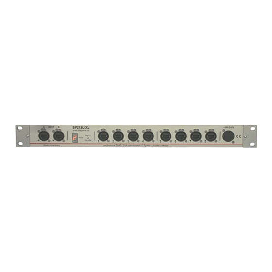 Stageline SP218UXL Description