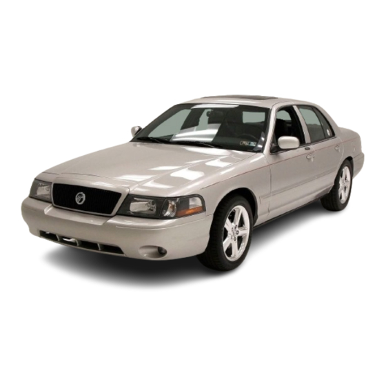 Mercury 2004 Marauder Owner's Manual