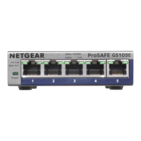 NETGEAR ProSAFE Plus GS105Ev2 Installation Manual