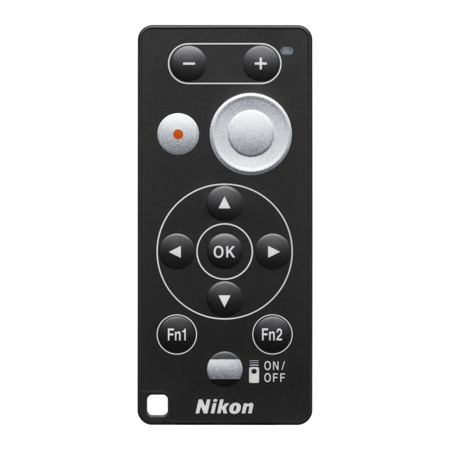 Nikon ML-L7, N16F1 - Remote Control Manual