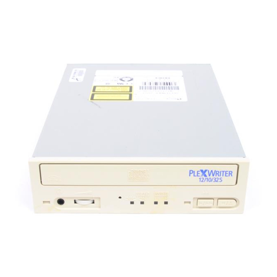 Plextor PX-W1210TS Operation Manual