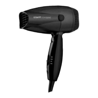 Conair 157RIDC Instruction And Styling Manual