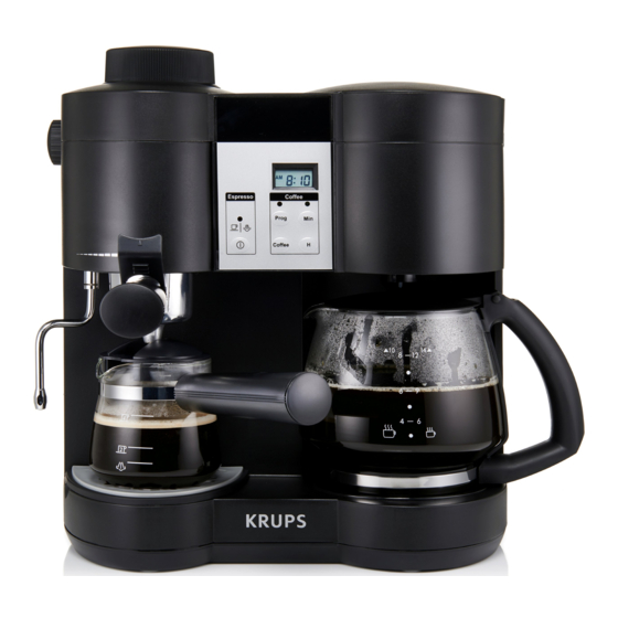 Krups ESPRESSO COMBI XP1600 User Manual