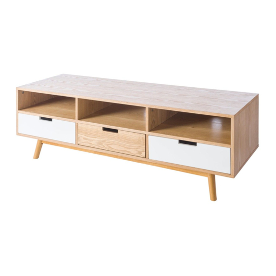 Mocka Marlow Entertainment Unit Assembly Instructions Manual