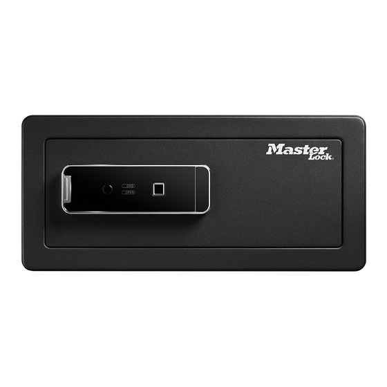 Master Lock SentrySafe LX110B Owner's Manual