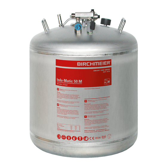 Birchmeier Indu-Matic 20 M Operating Manual