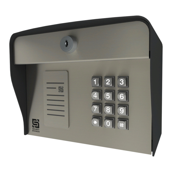 Security Brands Edge E1 Quick Start Manual
