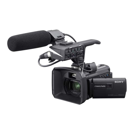 Sony HXR-NX30C Service Manual