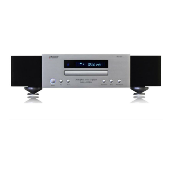 Advance acoustic MCD-204 Owner's Manual