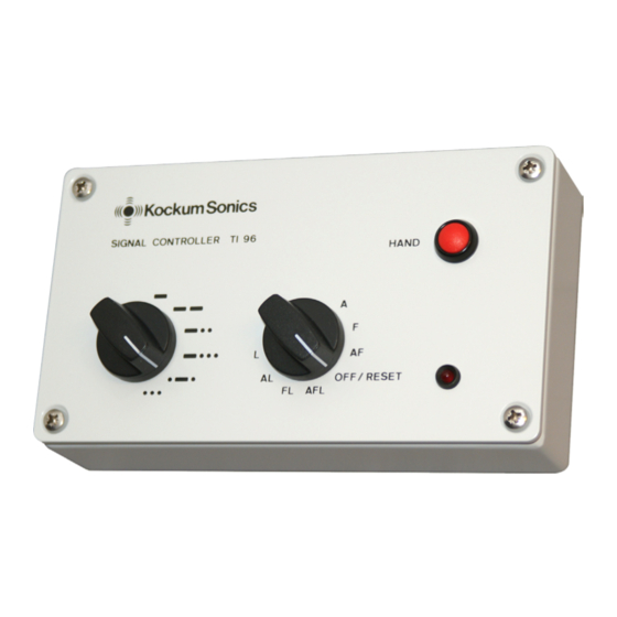 Kockum Sonics TI 96 Manual