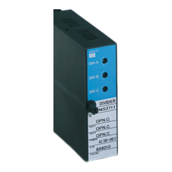 MTT MS3711 User Manual