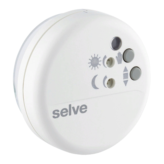 Selve i-R Light Sensor Operating	 Instruction