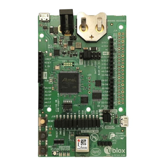 Ublox EVK-NINA-B3 Quick Start