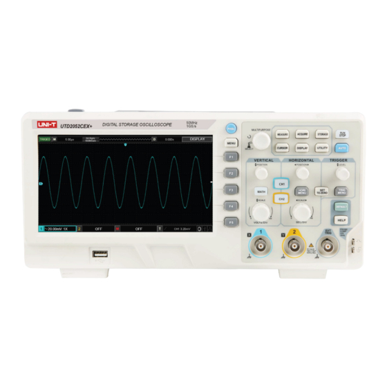 UNI-T UTD2052CEX+ User Manual