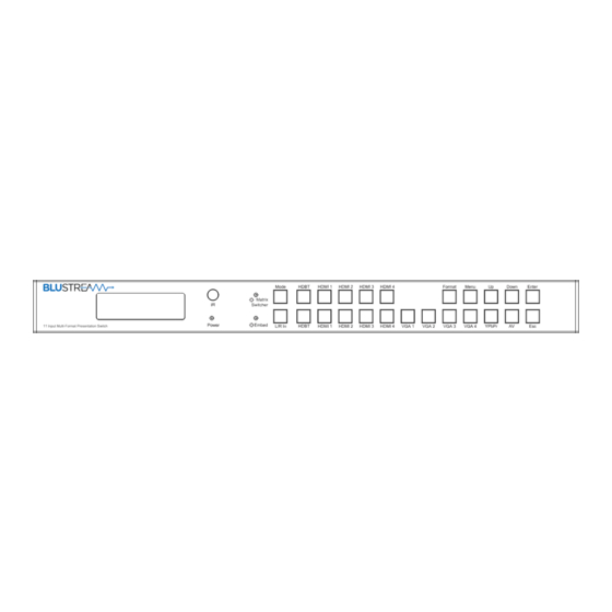 Bluestream MFP112 User Manual