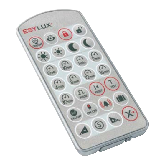 ESYLUX Mobil-RCi Operating Instructions Manual